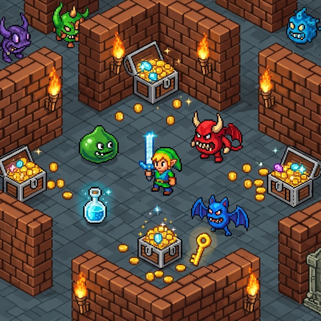 Dungeon Quest VR adventure game